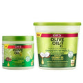 ORS Olive Oil Fortifying Cr?me Hair Dress Olive Oil Style and Curl Smooth-N-Hold Pudding - Bundle