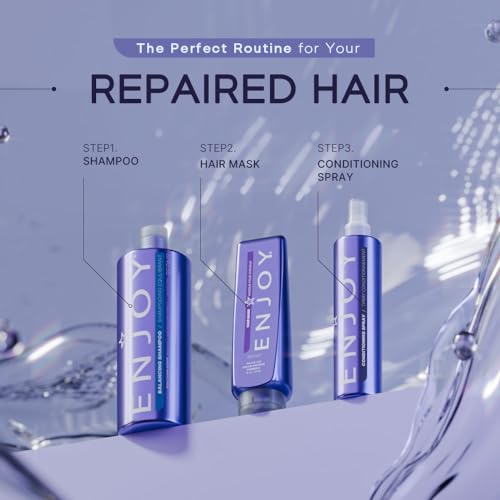 Enjoy Clarifying Spray, Pre-Shampoo Treatment, Removes Hard Water Build-Up, Chlorine and Impurities for All Hair Types, pH 4.5-5.5, 10.1 Fl Oz