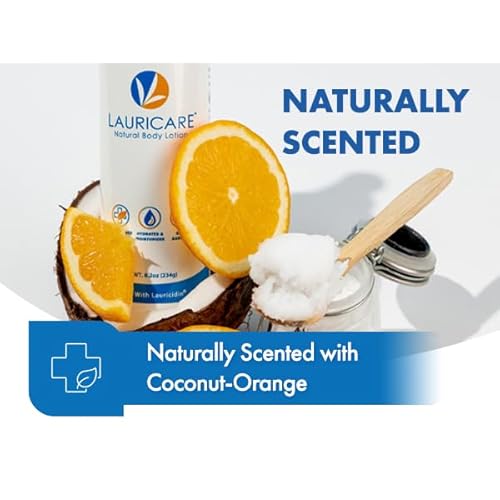 Natural Body Lotion Made With Lauricidin for Dry Skin