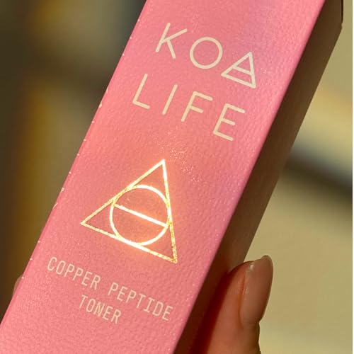 Copper Peptide Anti-Aging Facial Toner - Collagen Boosting Skin Repair Solution with Natural Plant-Based Formula, Vitamins for Hydration, Plumping, and Glowing Skin, 1.7 Fl OZ