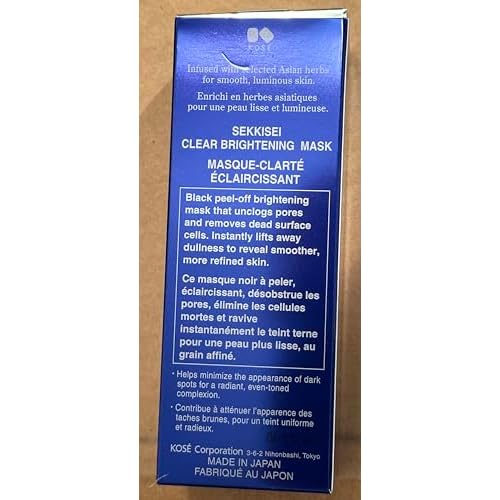 SEKKISEI Clear Mask, Peel-Off Facial Mask, 2.8 Ounce