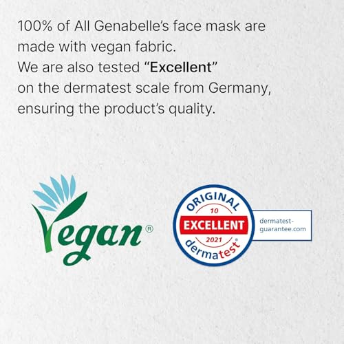 Genabelle PDRN Rejuvenating Mask Sheet - Lightweight Glass Skin & Toning Mask Sheet with PDRN, Niacinamide, Hyaluronic Acid, To Deeply Hydrate, Cool, and Visibly Plump the Skin, 0.84 fl oz* 5ea