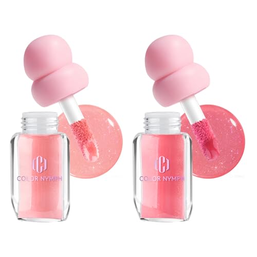 Color Nymph 3D Hyper-Gloss Lip Plumper Set ? High Shine, Hydrating, Plumping, Non-Sticky, Moisturizing Lip Gloss Set - 2 PACK | 3D Glass-Like Gloss, Lip-SPA Complex, Hyper-Gloss Plumper