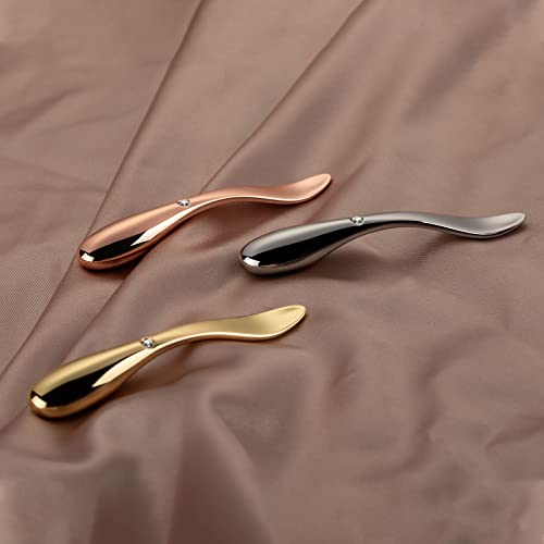 Tekson Faical Roller Massager and 3PCS Eye Roller Cream, 3D Metal Face Massage Tool for Reduce Puffines