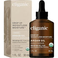 Cliganic Organic Argan Oil, 100% Pure (1oz) - for Hair, Face & Skin | Cold Pressed Carrier Oil
