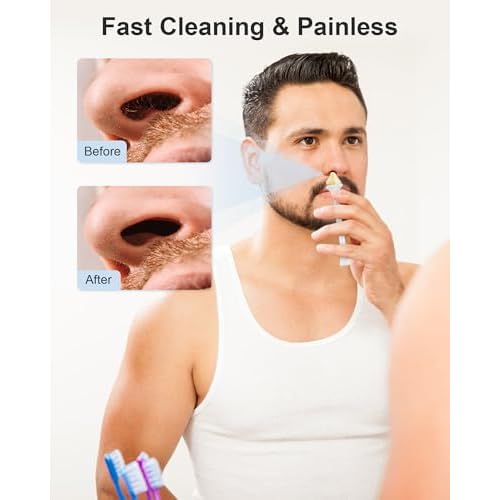 100 Pcs Nose Wax Sticks, Nose Wax Kit Men and Women Nose Wax Applicator Sticks for Nostrils Ears Face Cleaning(100 Nose Waxing Sticks)