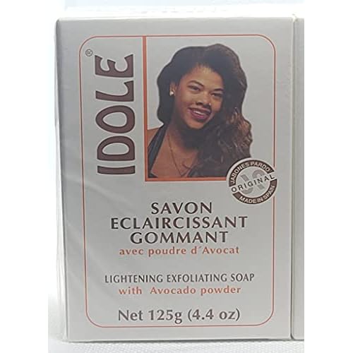 Idole Exfoliating Soap with Avocado Seed Powder, 3-Pack, Net 125g (4.4 oz)