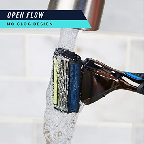 SWIPE Premium Men's 6-Blade Razor Kit (Flex Head Handle + 24 Refills) (No Trimmer)