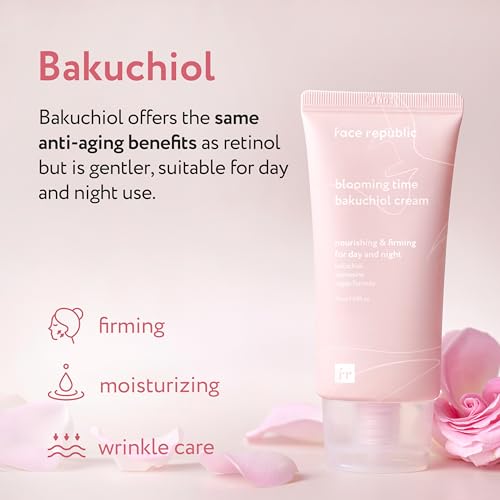 Face Republic Korean Glass Skin - Blooming Essence Rose Mist & Blooming Time Bakuchiol Cream