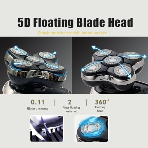 Shaver Replacment Heads Compatible with Remington Balder Boss XR7120/XR7100/XR1600/RX7 Shavers (3 Pack)