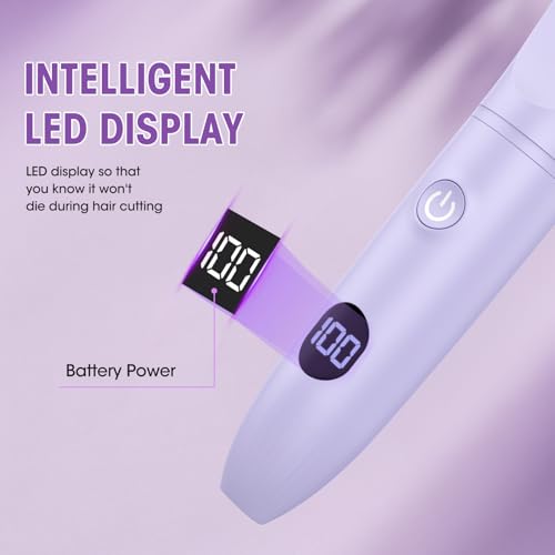 Lanumi 3 in 1 Bikini Trimmer for Women Rechargeable Electric Razors Wet/Dry Pubic Body Hair Trimmer Facial Hair Remover IPX6 Waterproof LCD Display