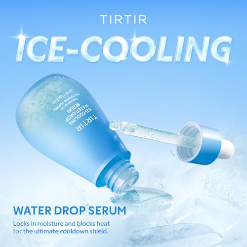 TIRTIR Ice-Cooling Water Drop Serum | -4.39¡ÆC Cooling Korean Serum for Face Instant Hydration Soothing Care (1.01 Fl Oz)