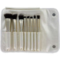 Annika Maya 8 pc Professional Cosmetic Brush Set with Bag - Synthetic Hair