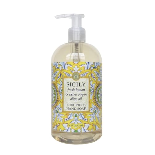 Greenwich Bay Trading Co Scented Liquid Hand Soap from the Destination Collection in Beautiful Packaging - 16 Ounce Bottle (Sicily)
