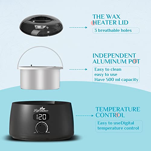 Lifestance L2 Digital Wax Machine + 1LB Jasmine Hard Wax Beads