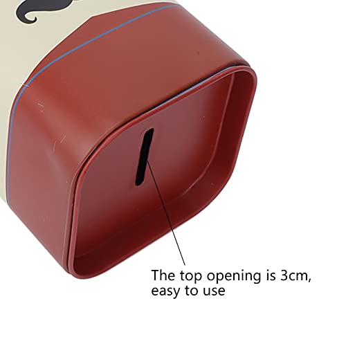 Blade Bank for Safety Blade Storagement, Used Double Safety Blade Disposal Case Blade Disposal Case Storage Bank for Used Safety Blades(Red Beard)