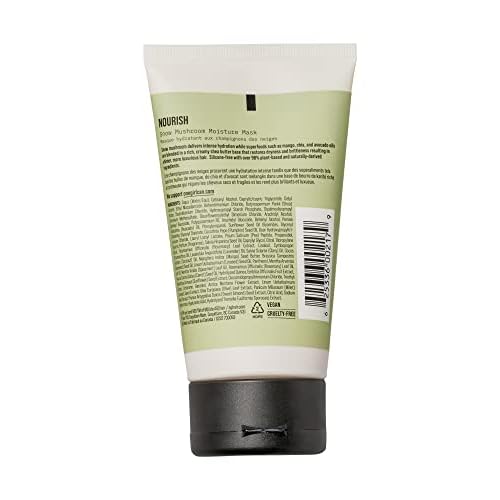 AG Care Nourish Snow Mushroom Hair Mask with Avocado Oil - Deep Conditioner for Dry Damaged Hair, 5 Fl Oz Bottle
