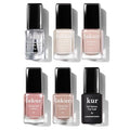 LONDONTOWN The Sophisticate Collection - Full Manicure Nail Polish Kit with Nail Hardener & Base Coat, Gel Genius Top Coat, and 3 Nail Color Shades, 0.40fl oz