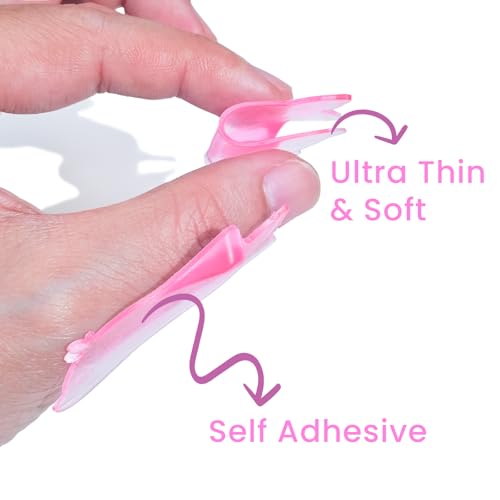 Libeauty Flat Lash Lift Shields, Ultra Thin Korean Flat Shields for Step 1 Perm/Lift, Flexible Use as Eye Patches or Lift Ribbon, Dolphin-Shaped Design for Easy Pick Up