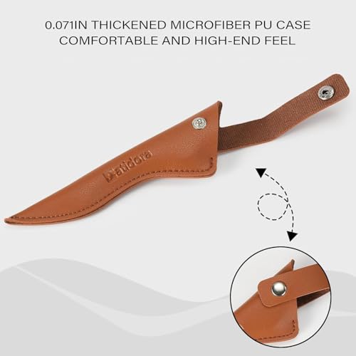 18mm Wide Tweezers for Men - Slant Tip Facial Hair Removal for Precision Beard & Chin Hair - Professional Grade with Case
