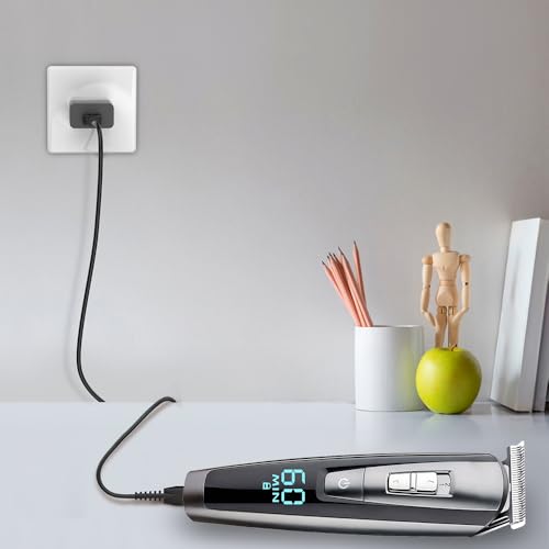 Charger Cord for Hatteker Electric Shaver Hair Clipper Beard Trimmer RFC-598 RSCX-7568 RFC-696 RFC-690 RFC-692 RFC-588 RSCX-9598, with 5V USB Charger