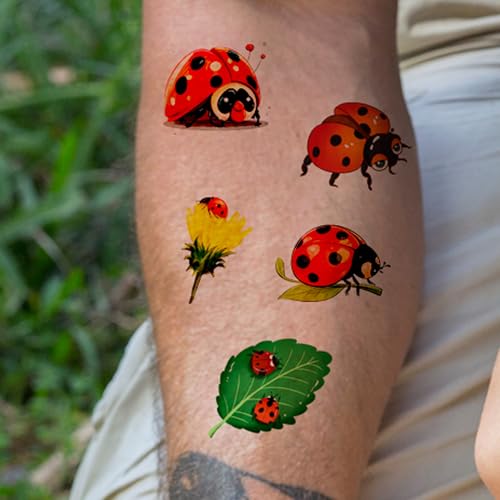 340 Ladybug Temporary Tattoos Stickers Birthday Party Favors Decorations Tattoo