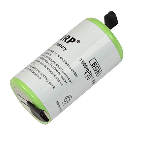 HQRP Battery Compatible with Wahl 00745-302 745-302 7367-400 9877 9879 8900 8061 7070 7353 7045 7030 7037 7355 5-Star Shaver Trimmer