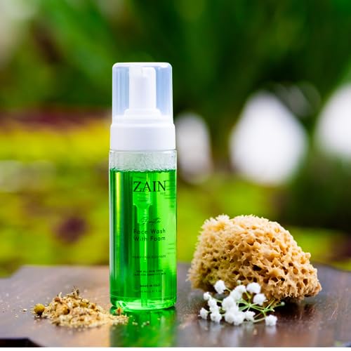 Natural Gentle Vegan Face Wash With Chamomile, Calendula. For All Types Of Skin. Safe for Sensitive Skin (Unscented, 5.07 oz) with (PH Level 4.5)