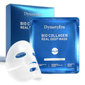 Bio Collagen Face Mask 5-Pack - 150,000ppm Collagen & Galactomyces & Hyaluronic Acid for Hydrating, Pore Minimizing & Firming | Overnight Sleeping Mask- Korean Skincare Inspired Treatment