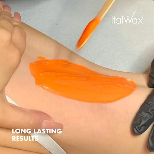 Italwax Top Line Coral Hard Wax Beads 1.65 lb (750 g) ? Creamy Strong Grip Wax for Bikini & Coarse Hair, Suitable for Sensitive Skin, Professional Use ? Made in Italy