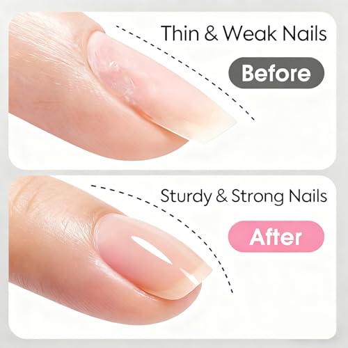 OXXI Professional Big Size 50ML Rubber Base Coat Gel Nail Polish Tpo Hema Free,Large Capacity Refill Pack Nail Base Coat