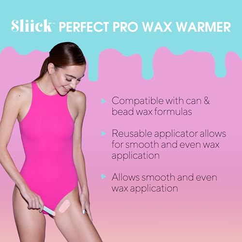 Sliick Professional Wax Warmer ? At Home Waxing Kit for Women, At Home Wax Kit for Face & Body Hair Removal