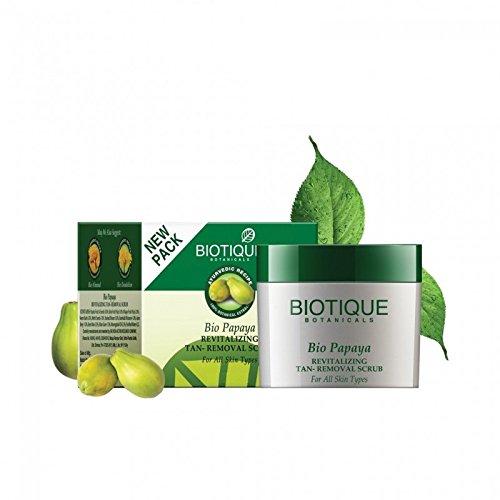 Biotique Papaya Revitalizing Tan Removal Scrub 235gm I All Skin Type