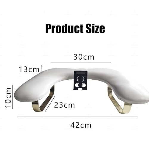 Ergonomic Nail Arm Rest with Adjustable Phone Holder - Comfortable Hand Rest for Manicure Professional Manicurist Hand Rest for Relaxing Viewing Experience During Nail Art