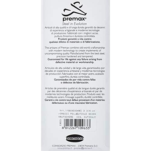 Premax 10963 - Cuticle Scissors - Sinua Collection