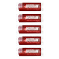 Hurraw! Black Cherry Tinted Lip Balm, 5 Pack: (Sheer Red Tint) Organic, Certified Vegan, Cruelty and Gluten Free. Non-GMO, 100% Natural Ingredients. Bee, Shea, Soy and Palm Free. Made in USA