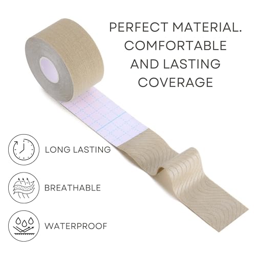 Tattoo Cover Up Tape | Perfectly Sticky & Full Coverage| 7.5 cm x 9 m |Waterproof & Breathable | Ultra Thin, Ideal for Covering Big Tattoos (light)