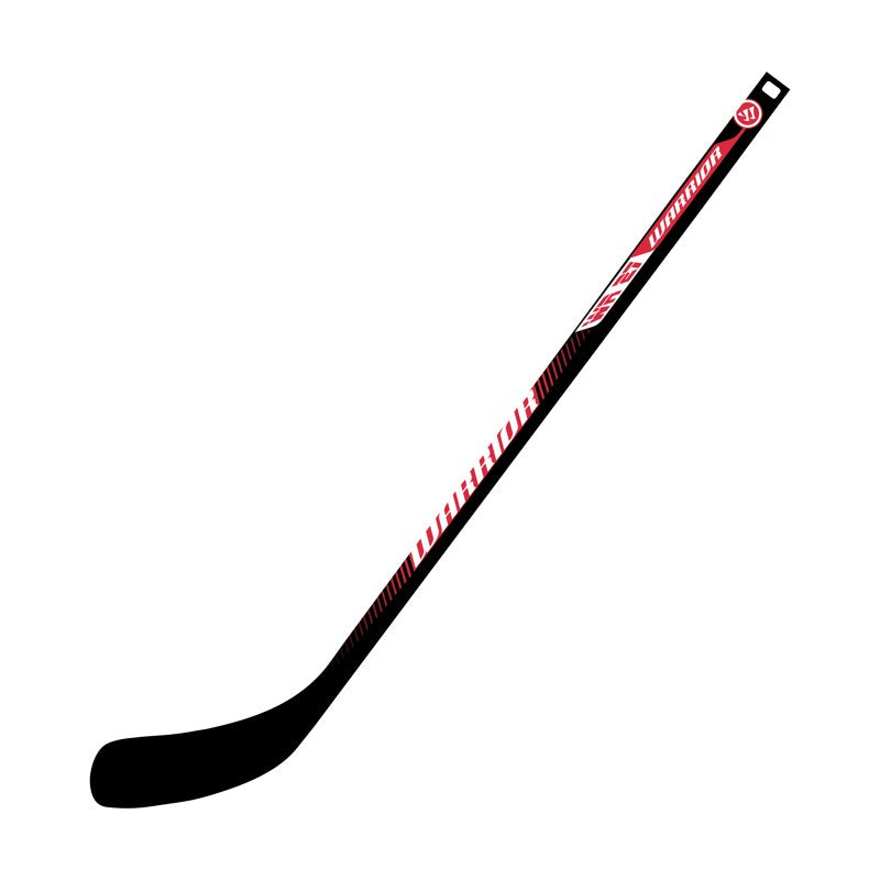 Warrior 27-Inch Mini ABS Hockey Stick for Kids & Adults - Red & Black
