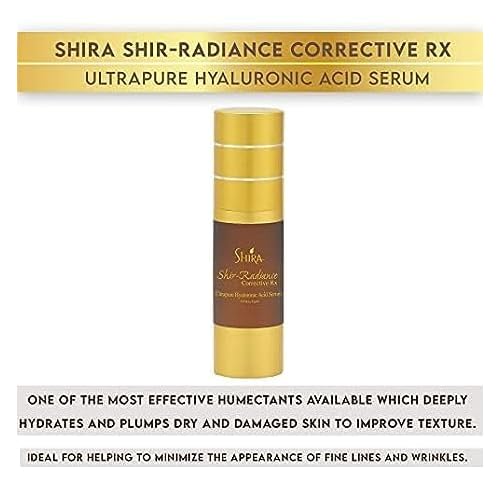 Shira Shir-Radiance Corrective RX Ultrapure Hyaluronic Acid Face Serum For Anti-Aging Skin Nutrients Nourished And Hydrated Skin (30ML)