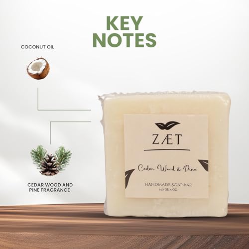 Cedarwood & Pine Soap Bar - 8 Pack