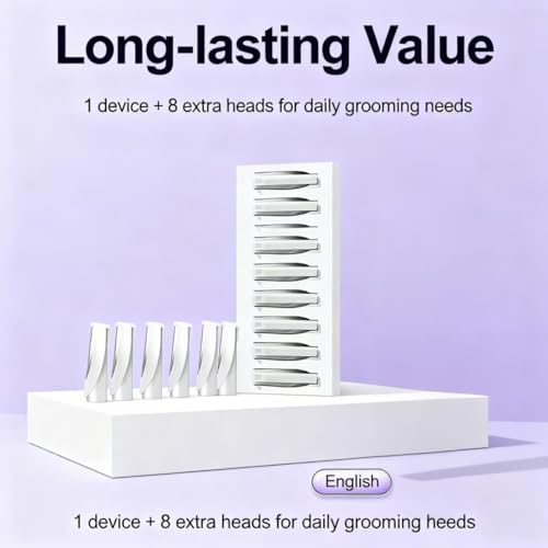 Dermaplane Razor for Women Face 5-Pack Dermaplaning Blades for Facial Exfoliation - Replacement Blades Compatible with WT005, WT03, WT09, TR32, TR23 Models