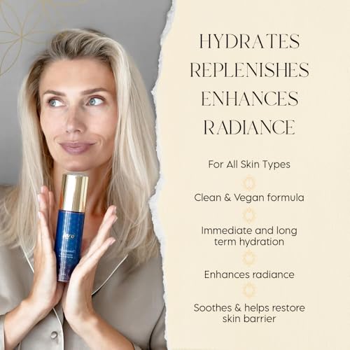 ier? Beauty Moonkissed Serene Essence Hydrating Face Mist, Lavender Chamomile Frankincense, Crystal-Infused Replenishing Facial Mist, Calming Hydrating Toner, Made in Italy ? 3.38 Fl Oz