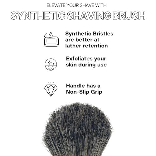 G.B.S GENTS Men¡¯s Shaving Kit ? Double Edge Safety Razor, Shaving Brush & Chrome Stand, Leather Razor Case, 20 Platinum Blades, Sandalwood Aftershave Balm, Chrome Bowl, Natural Soap & Styptic Powder