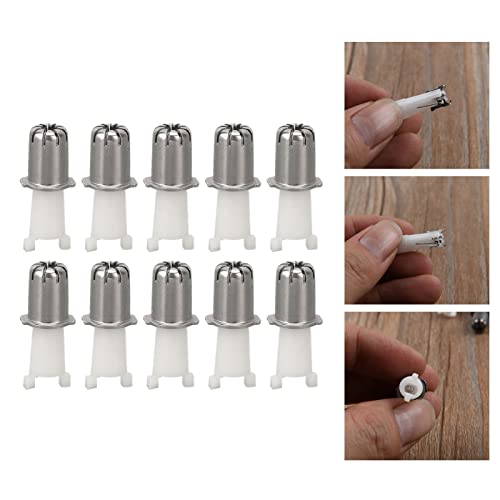 Nose Hair Trimmer Head, 10pcs Universal Replacement Clipper Blade Heads, Fitting, Ideal Replacement, Easy Cleaning, Portable Size for Daily Storage and Travel, Wholesale Business