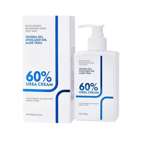 Urea Cream 60 Percent Body Lotion 10.58 Oz, Body Lotion for Dry Skin, Skin Moisturizing Lotion for Extremely Dry Skin, Non Greasy Body Cream