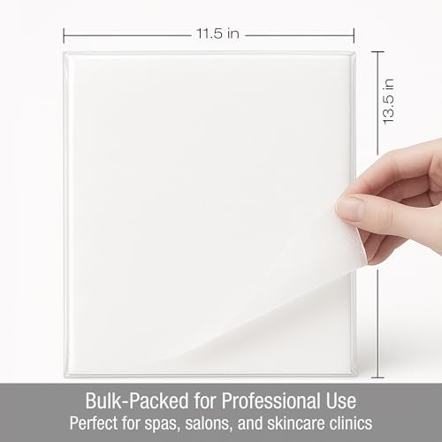Appearus 100% Cotton Facial Gauze Sheets ? Uncut, 100 Count ? Professional Spa Quality for Customizable Facial Treatments