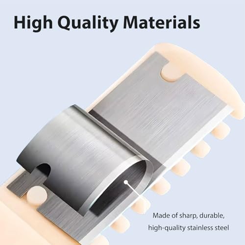 10 Pcs 2-in-1 Nasal Cutter, Upgrade Double Sided Nose Knife, 360 Nostril Hair Remover Tool, Trimmer for Men, Women, Soft Cleaning Brush