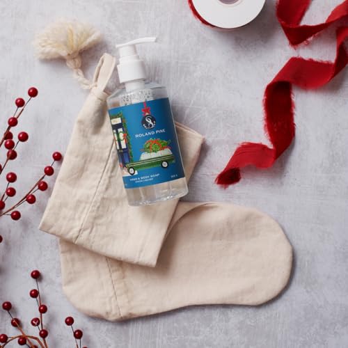 Soap & Paper Factory Home for the Holidays Roland Pine Hand & Body Wash 10 fl oz