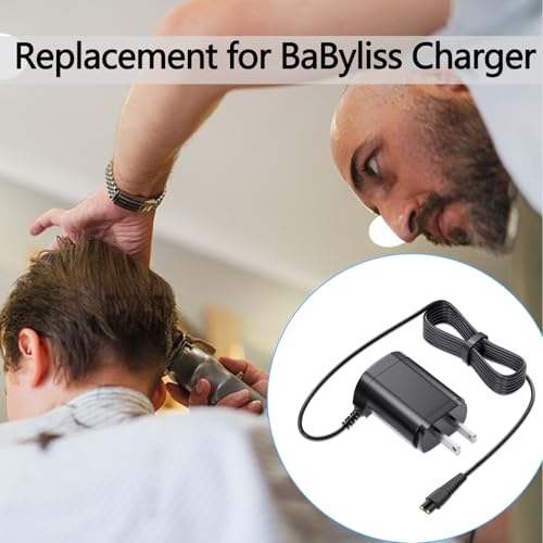 Replacement for BaByliss PRO Trimmer Charger Cord Compatible with BaByliss PRO FX870 FX788 FX787 FXSSM FX820 FX726 FX825 Clipper Trimmers, 4.5V Power Cord is ETL Certified