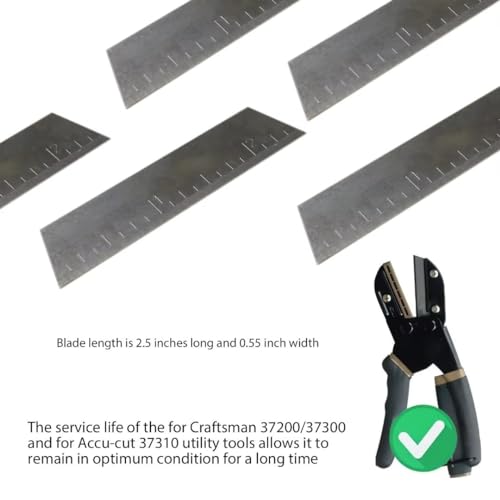 10Pcs Replacement Blades for Craftsman Handi-Cut 37300 37310 37200 301 Accu-cut